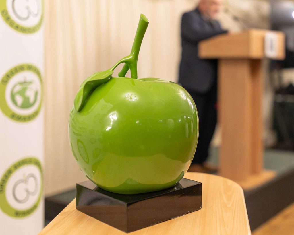 Green Apple Awards trophy 2022